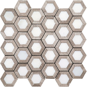 Allure Mosaics - Ender Wood Hex
